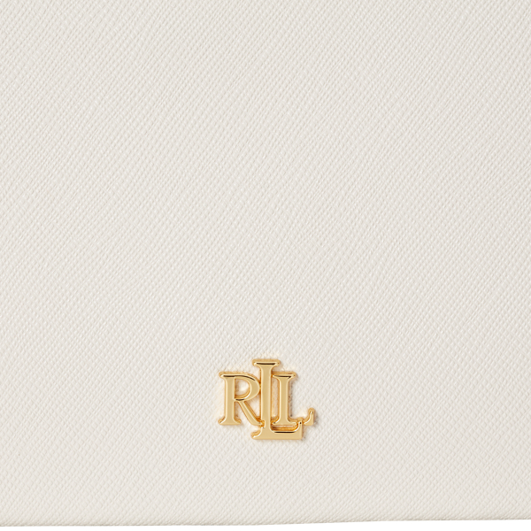 Mittelgro&szlig;e Ledertasche Danni Lauren in Sanftes Wei&szlig; 5