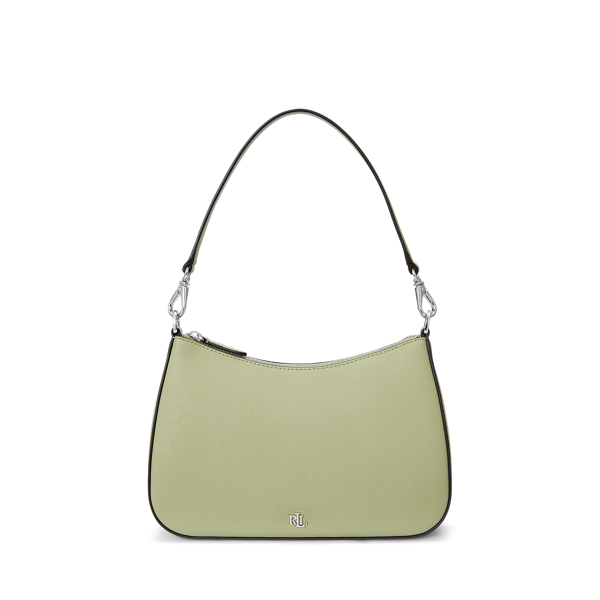 Light Olive Mittelgroße Ledertasche Danni Lauren 1