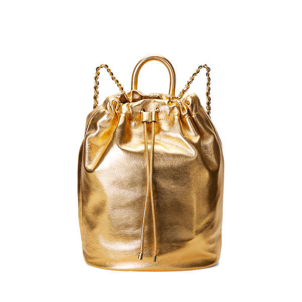 Sac &agrave; dos moyen Izzie en cuir nappa Lauren en 1