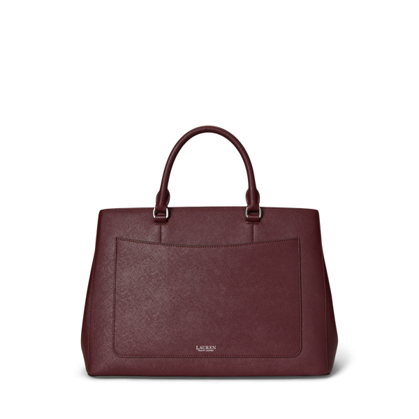 日本未入荷 Ralph Lauren Hanna Satchel 2WAYバッグ A4収納 Lauren Ralph Lauren Crosshatch Leather Large Hanna Satchel