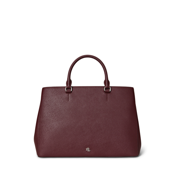 訳あり！ラルフローレンCrosshatch Leather Large Hanna Satchel LAUREN RALPH LAUREN Crosshatch Leather Large Hanna Satchel