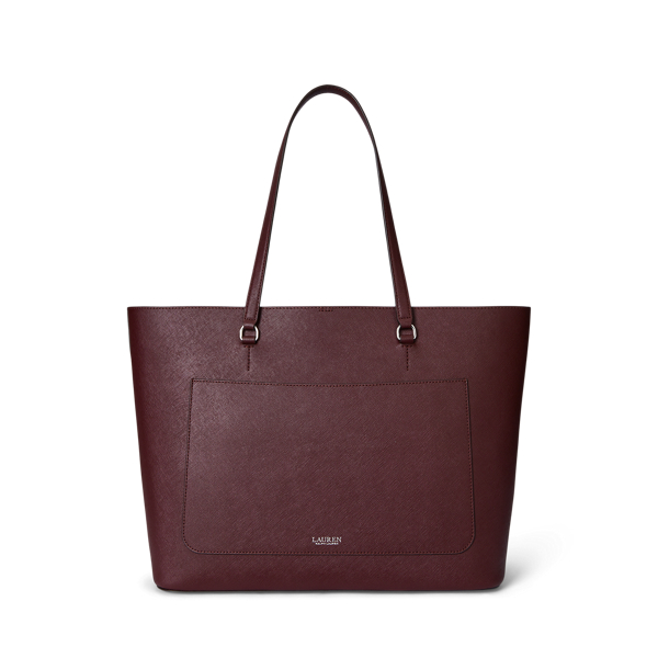 【Polo Ralph Lauren】Karly Large Tote Bag Crosshatch Leather Large Karly Tote | Ralph Lauren
