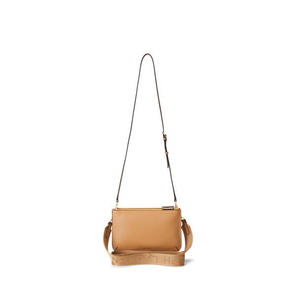 Buff Leather Medium Landyn Crossbody Bag Lauren 4