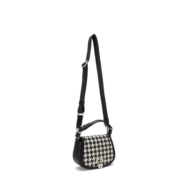 Houndstooth Medium Tanner Crossbody Bag