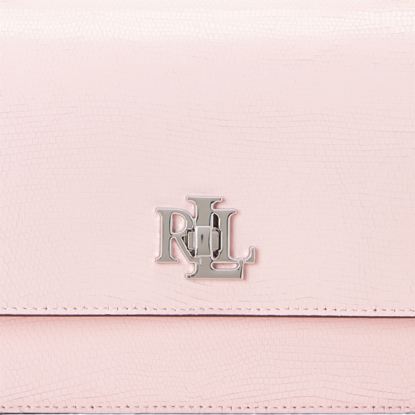 Mittelgroße Tasche Sophee mit Prägung Lauren in Tea Rose 7