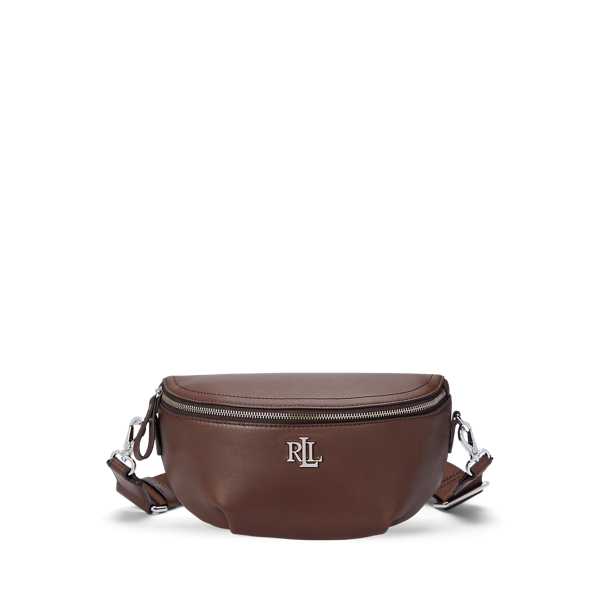 Dark Mahogany Leather Marcy Belt Bag Lauren 1