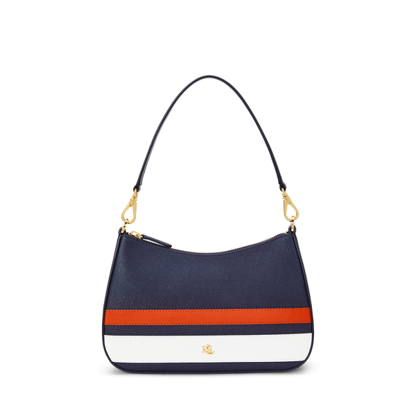 Striped Leather Medium Danni Bag