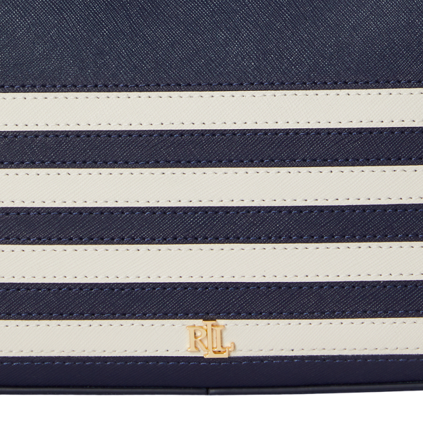 Striped Leather Medium Danni Bag
