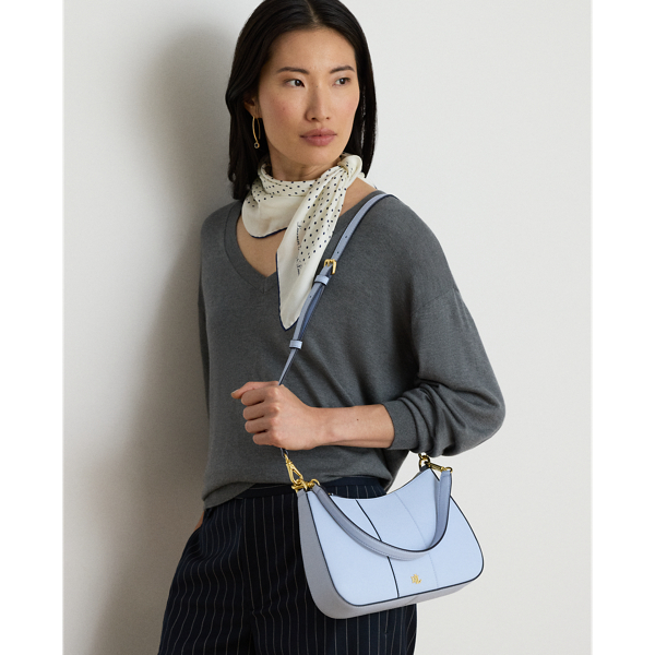 Borsa Danni media in pelle a righe