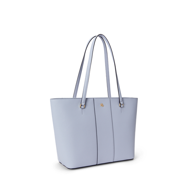 Tote Karly media in pelle a righe