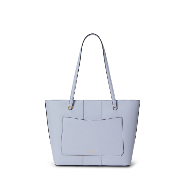 Tote Karly media in pelle a righe