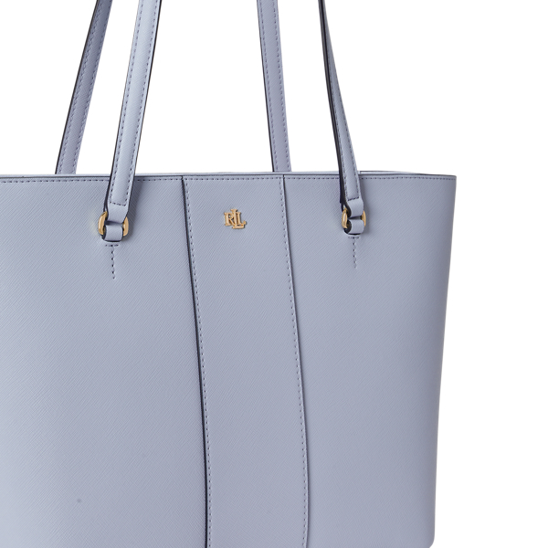 Tote Karly media in pelle a righe