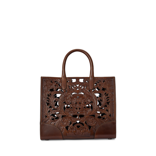 Tooled Leather Monogram Bag 2024