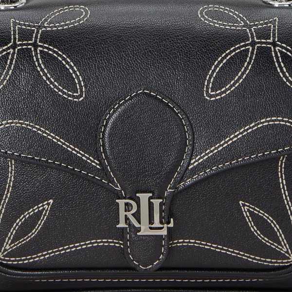 Black Stitched Small Bradley Convertible Bag Lauren 7