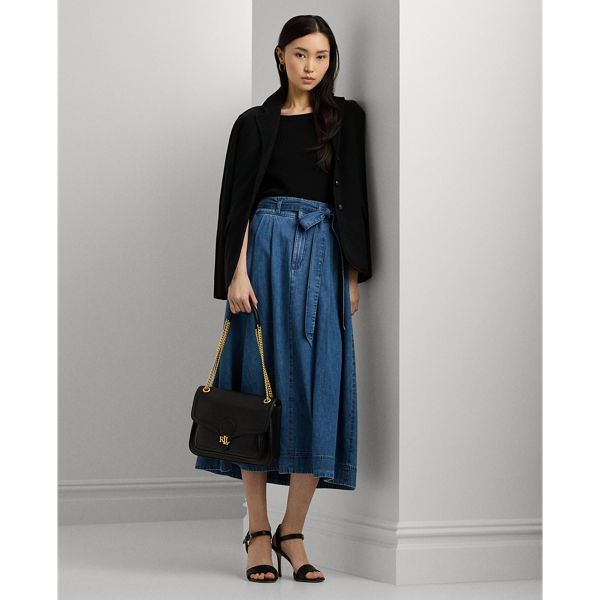 Black Pebbled Medium Bradley Convertible Bag Lauren 7