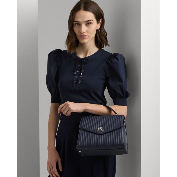 Ralph lauren medium satchel sales