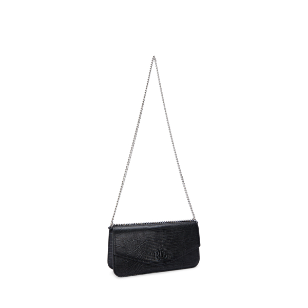 特価！Ralph Lauren Sawyer Half Moon Prespring Shoulder Bag Straw & Leather Medium Sawyer Bag