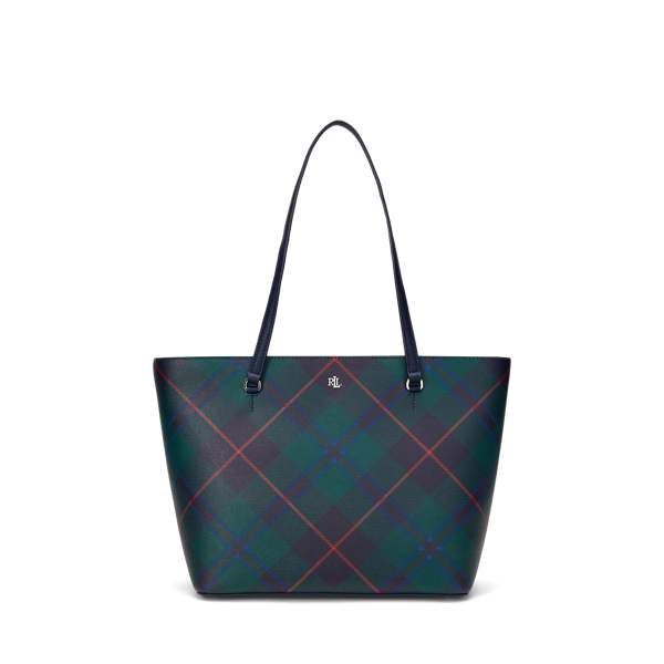 Plaid Medium Karly Tote Bag for Women Ralph Lauren UK