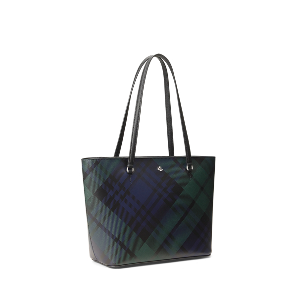 Black Watch Plaid Medium Karly Tote Bag