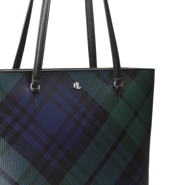 Black Watch Plaid Medium Karly Tote Bag
