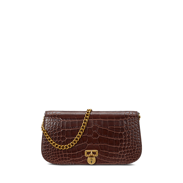 Croc Embossed Medium Tanner Shoulder Bag