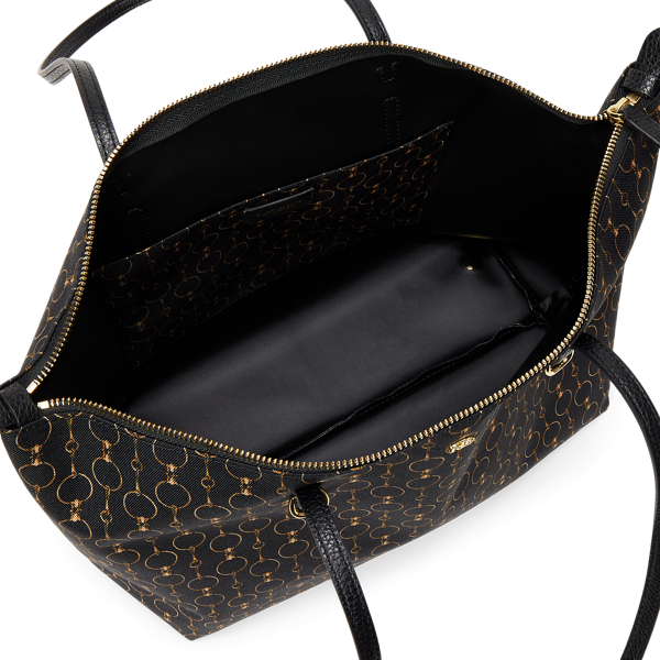 Striped Oxford Large Keaton Tote Bag