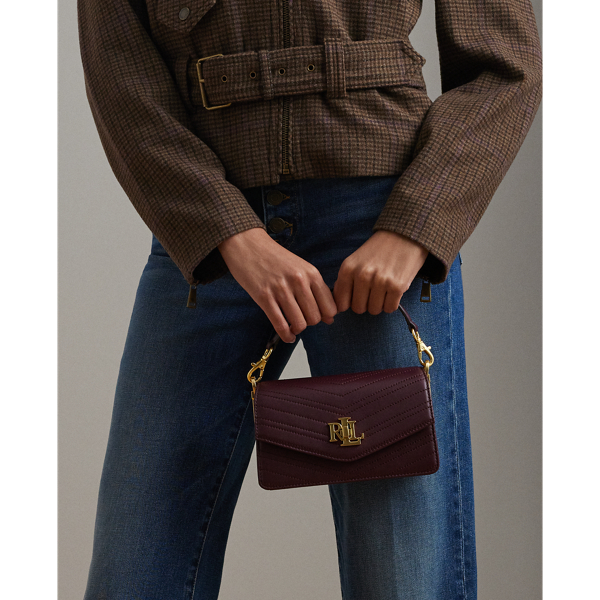 Pinot Noir Stitched Small Tayler Crossbody Bag Lauren 8