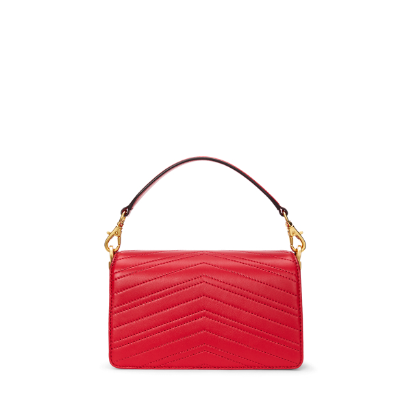 Festive Red Stitched Small Tayler Crossbody Bag Lauren 4