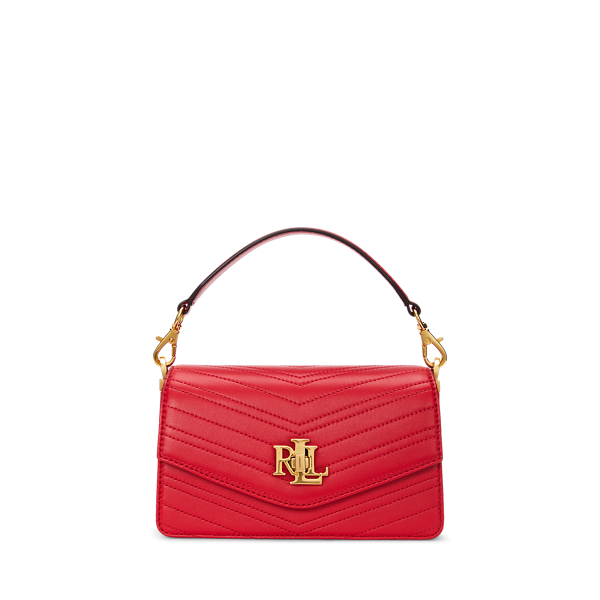 Festive Red Stitched Small Tayler Crossbody Bag Lauren 1