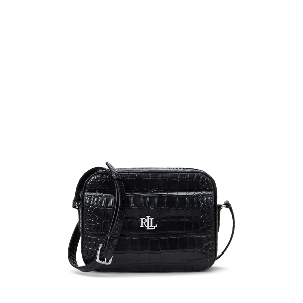 Croc Embossed Medium Marcy Camera Bag for Women Ralph Lauren IE