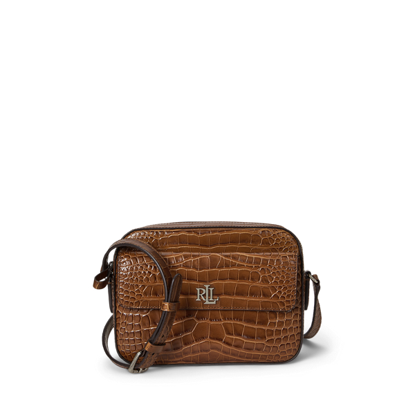 Croc-Embossed Medium Marcy Camera Bag for Women | Ralph Lauren® DK