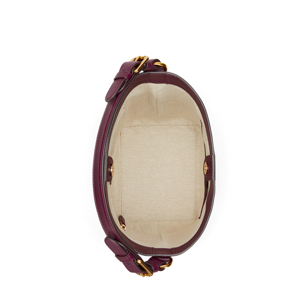 Pinot Noir Leather Medium Witley Bucket Bag Lauren 5