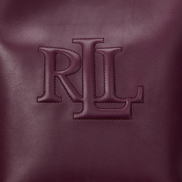 Pinot Noir Leather Medium Witley Bucket Bag Lauren 6