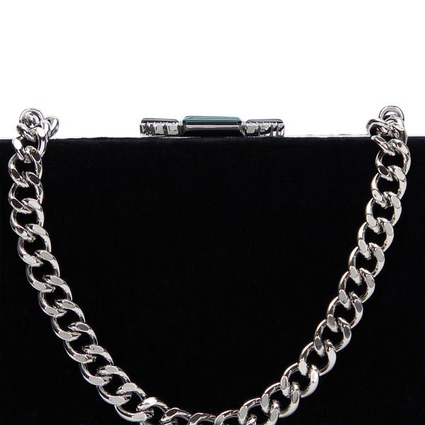 Black Velvet Small Franki Clutch Lauren 6