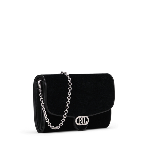 Black Velvet Medium Adair Crossbody Lauren 3