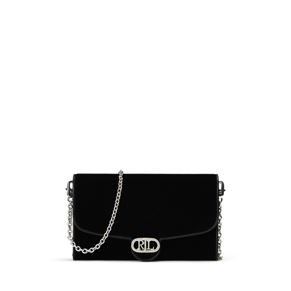 Black Velvet Medium Adair Crossbody Lauren 1