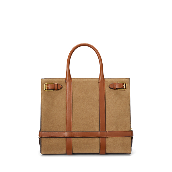 Suede & Leather Medium Devyn Tote Bag