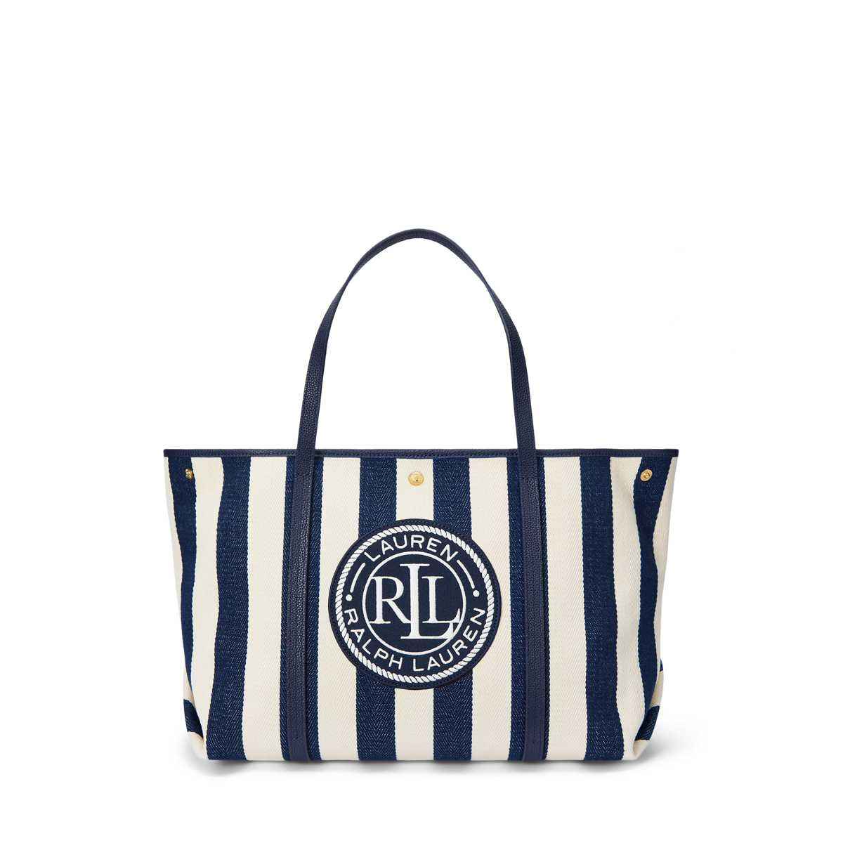 【LAUREN RALPH LAUREN】ストライプ ヘリンボーン ラージトート s7-AI431956937001_alternate3