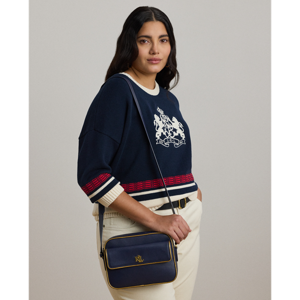 Two-Tone Leather Medium Marcy Camera Bag for Women | Ralph