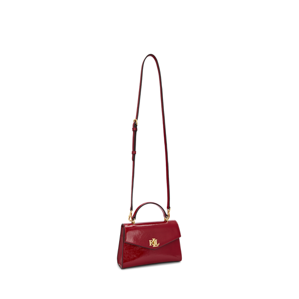 人気商品！Ralph Lauren Smooth Leather Spring 1 Satchel Leather Small Farrah Satchel