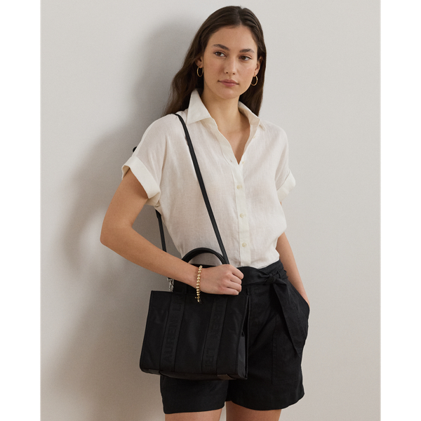 Nylon Small Stevie Tote Bag for Women | Ralph Lauren® TN
