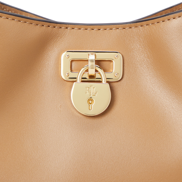 Buff Leather Small Tanner Shoulder Bag Lauren 6