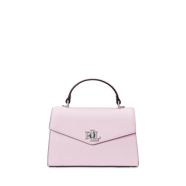 Textured Leather Small Farrah Satchel for Women | Ralph
