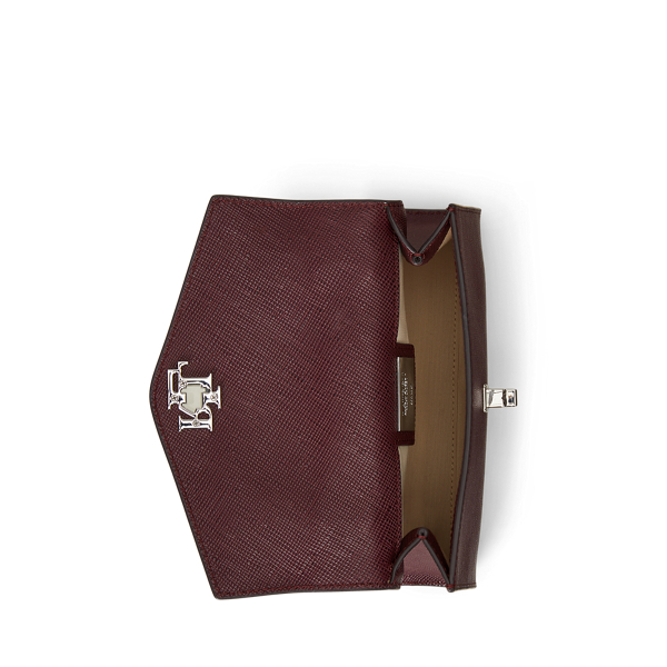 Textured Leather Small Farrah Satchel