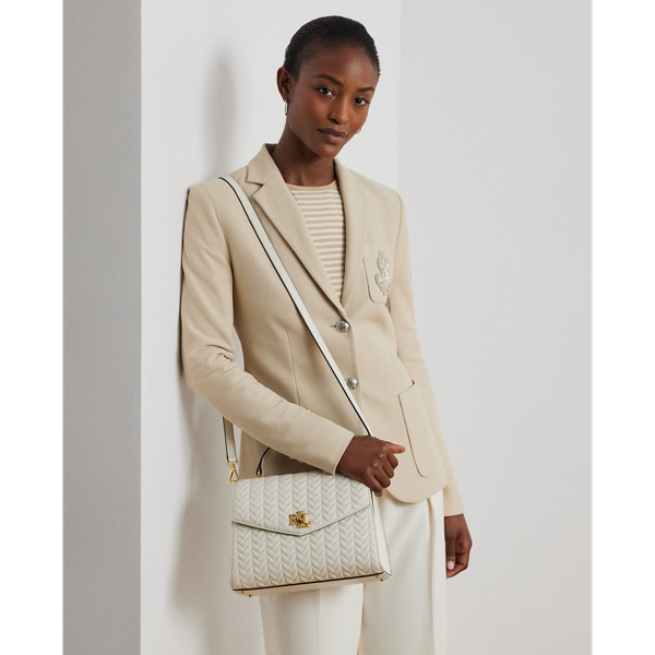 エレガント【RALPHLAUREN】FARRAH ミディアムクロスボディ Quilted Leather Medium Farrah Satchel for Women | Ralph