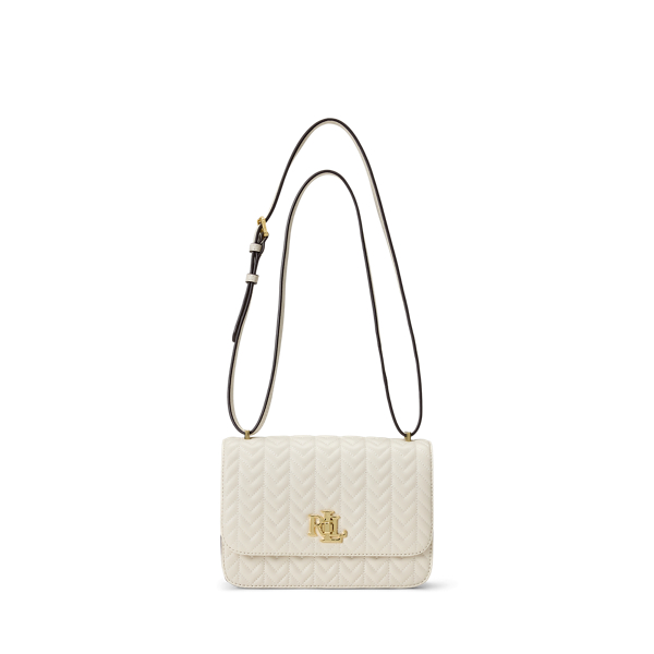 Soft White Quilted Nappa Leather Medium Sophee Bag Lauren 1