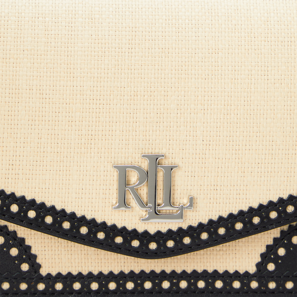 Straw & Leather Medium Sawyer Bag for Women | Ralph Lauren® GY