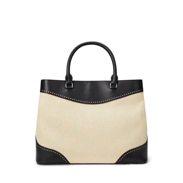 Ralph Lauren エレガント Straw & Leather Large Marcy Satchel Straw & Leather Large Marcy Satchel for Women | Ralph Lauren® PA