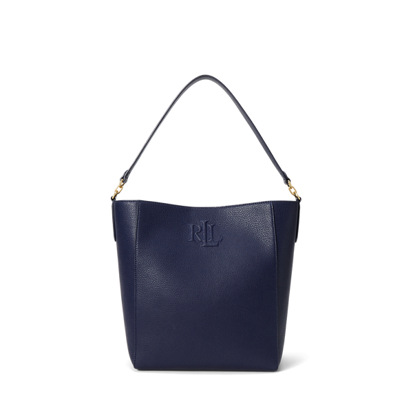 Bolso saco Adley de piel granulada