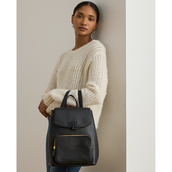 Pebbled Leather Medium Cameryn Backpack